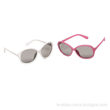 Fashion Polarized 3D Glasses for Passive Cinema ，3D TV,3D computer